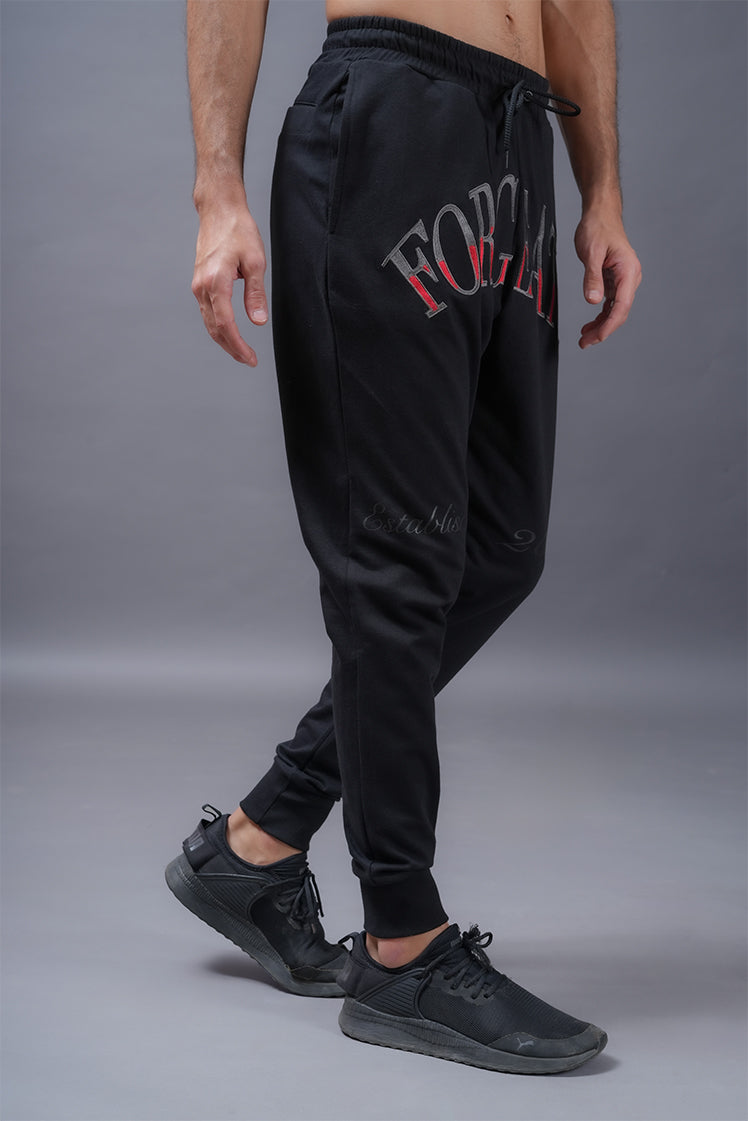 Embroidered Joggers