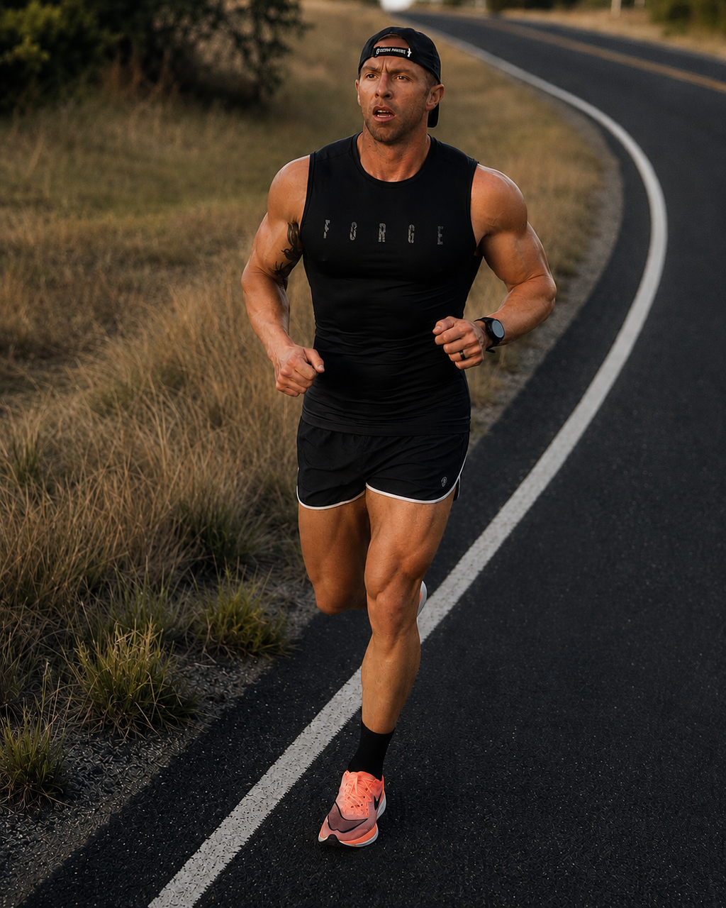 Compression Tank-Top (Black)