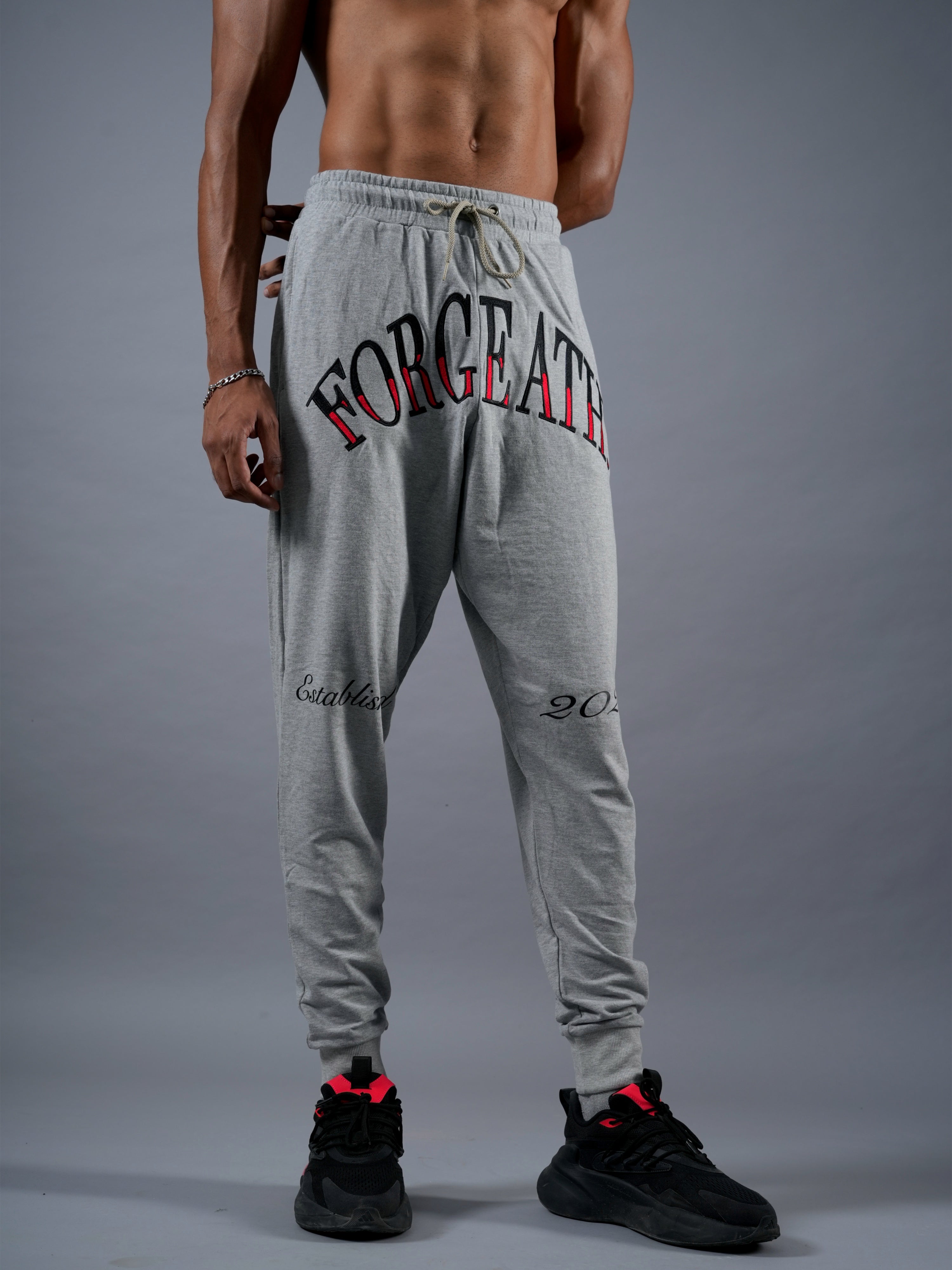 Embroidered Joggers