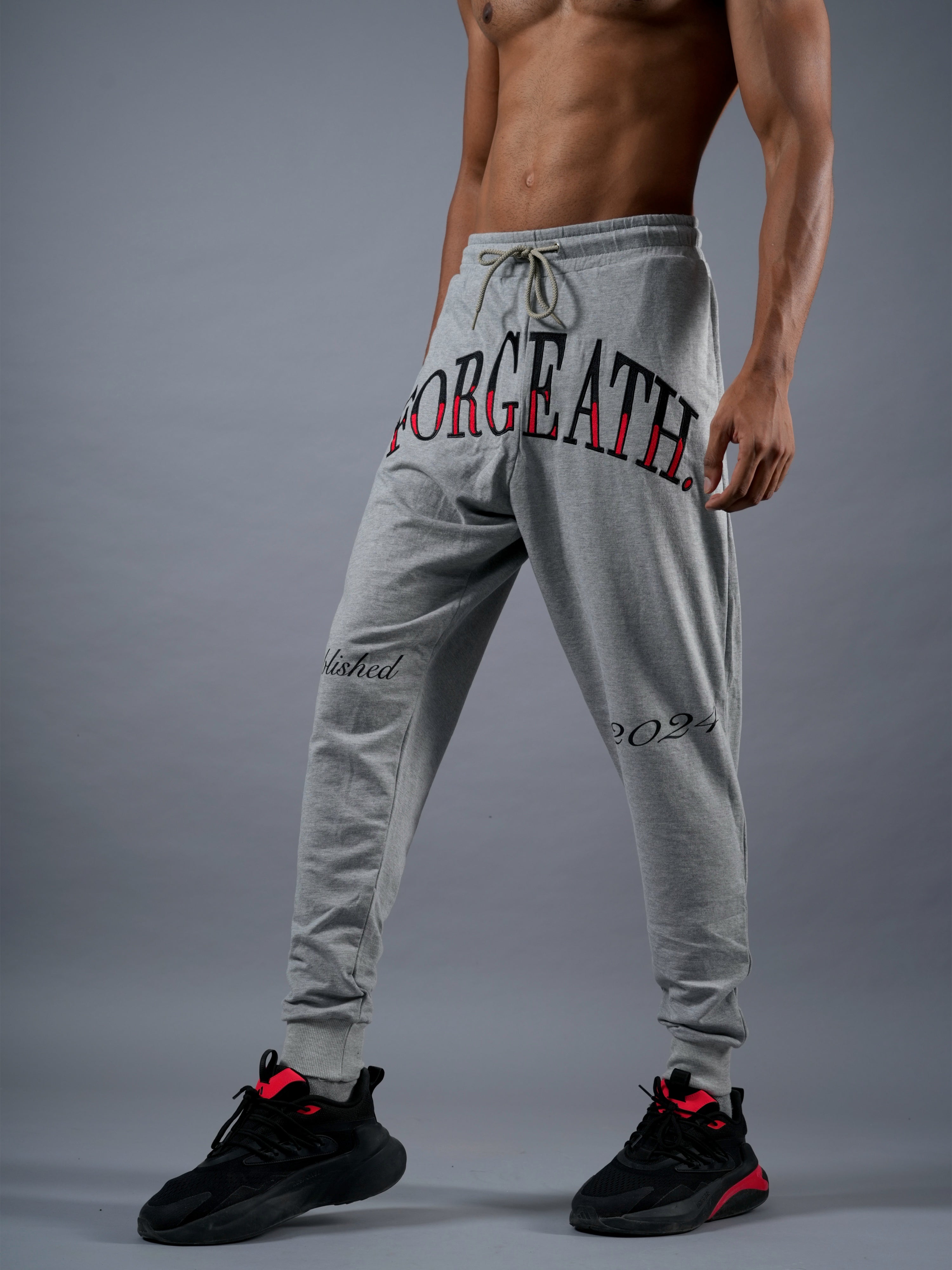 Embroidered Joggers