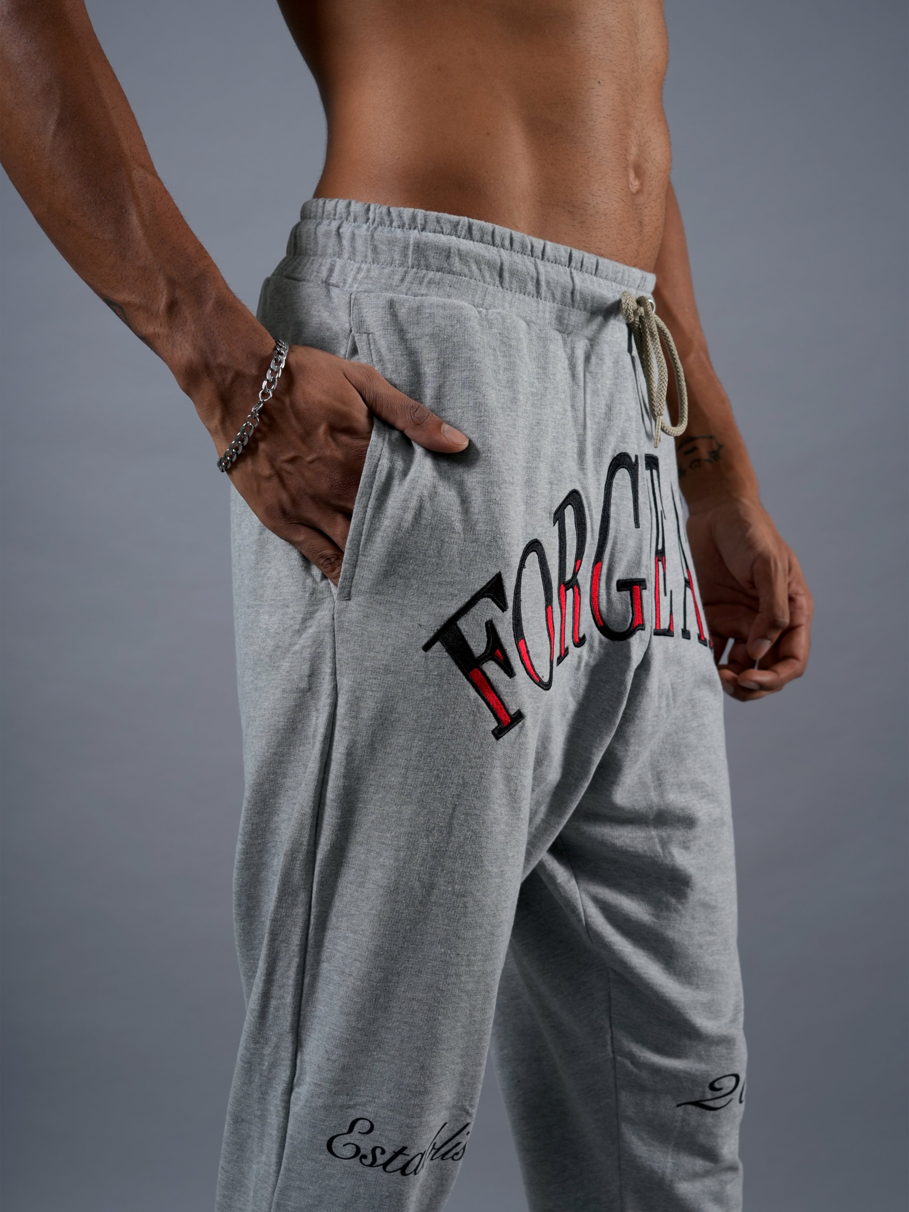 Embroidered Joggers