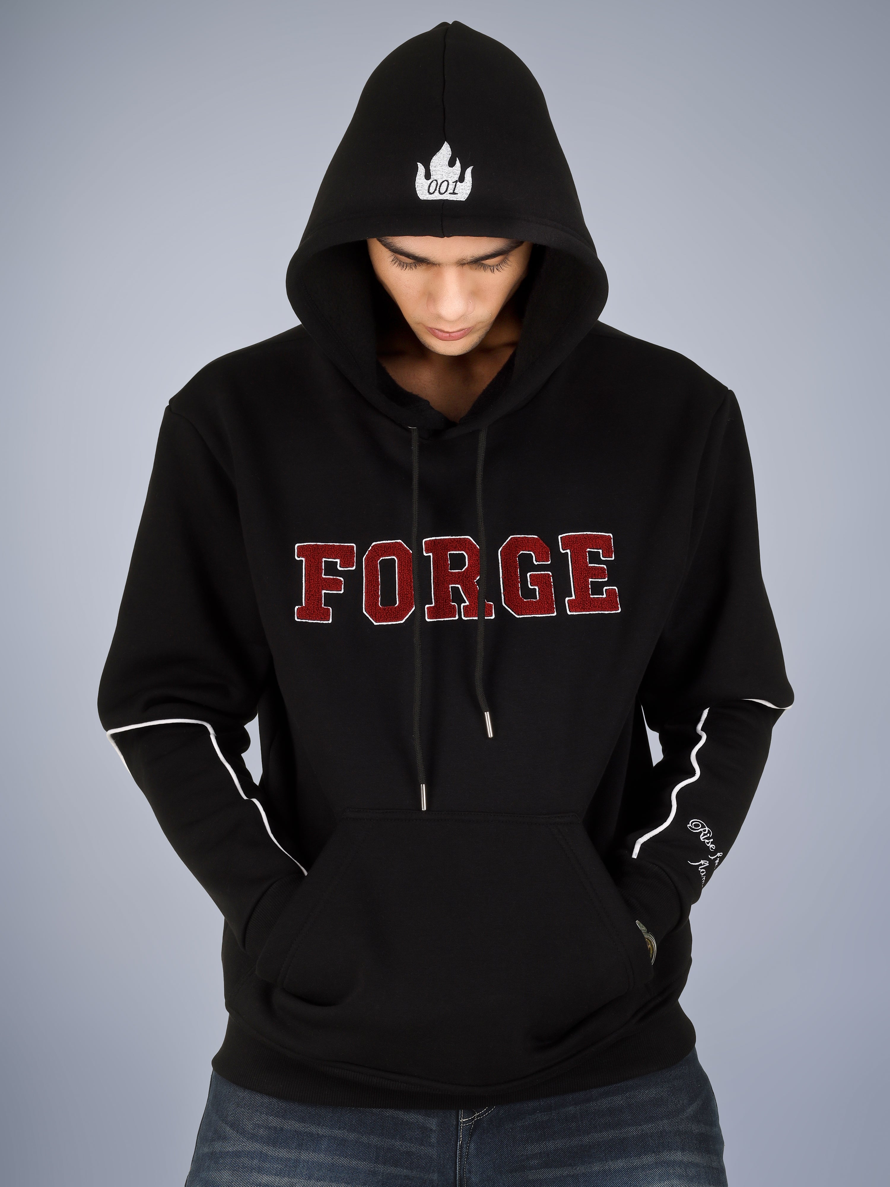 Core Hoodie hood detail and drawstring close-up