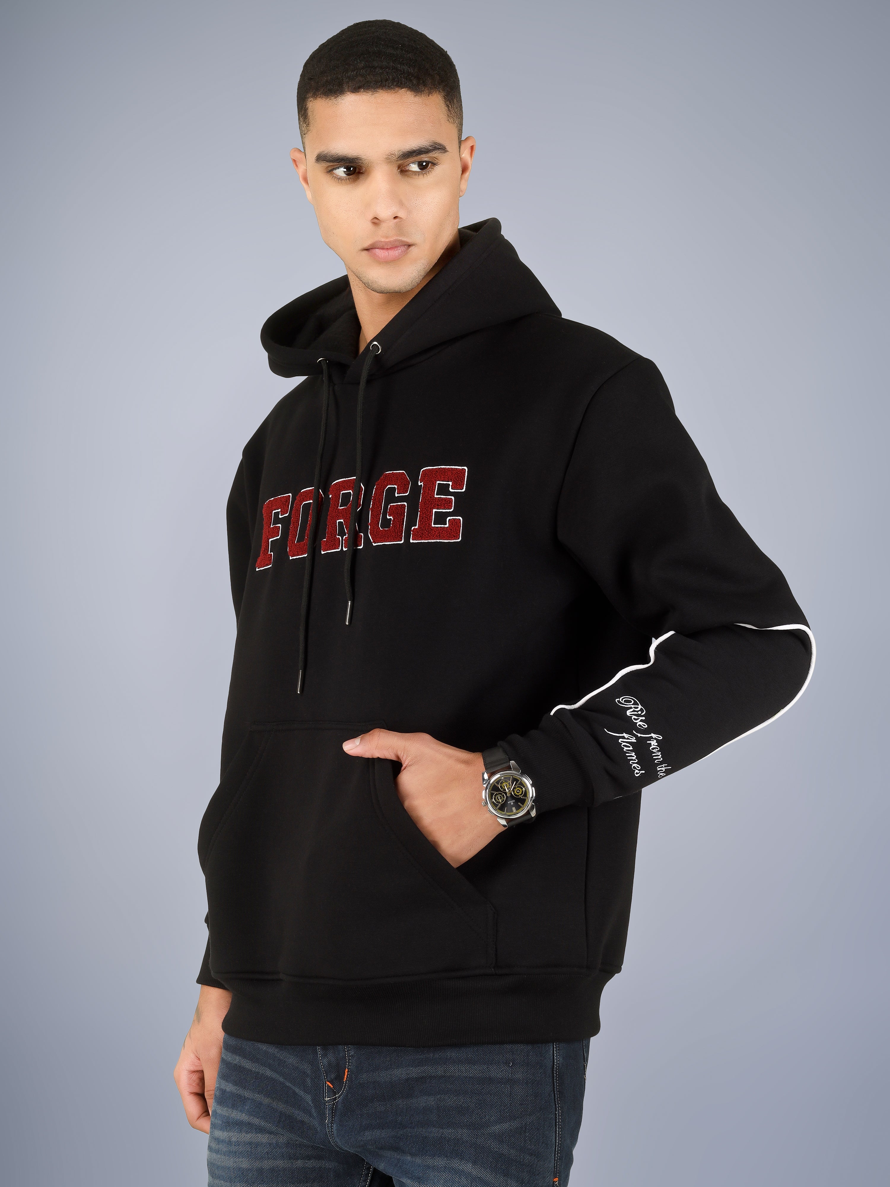 Core Hoodie front view showing clean minimal design
