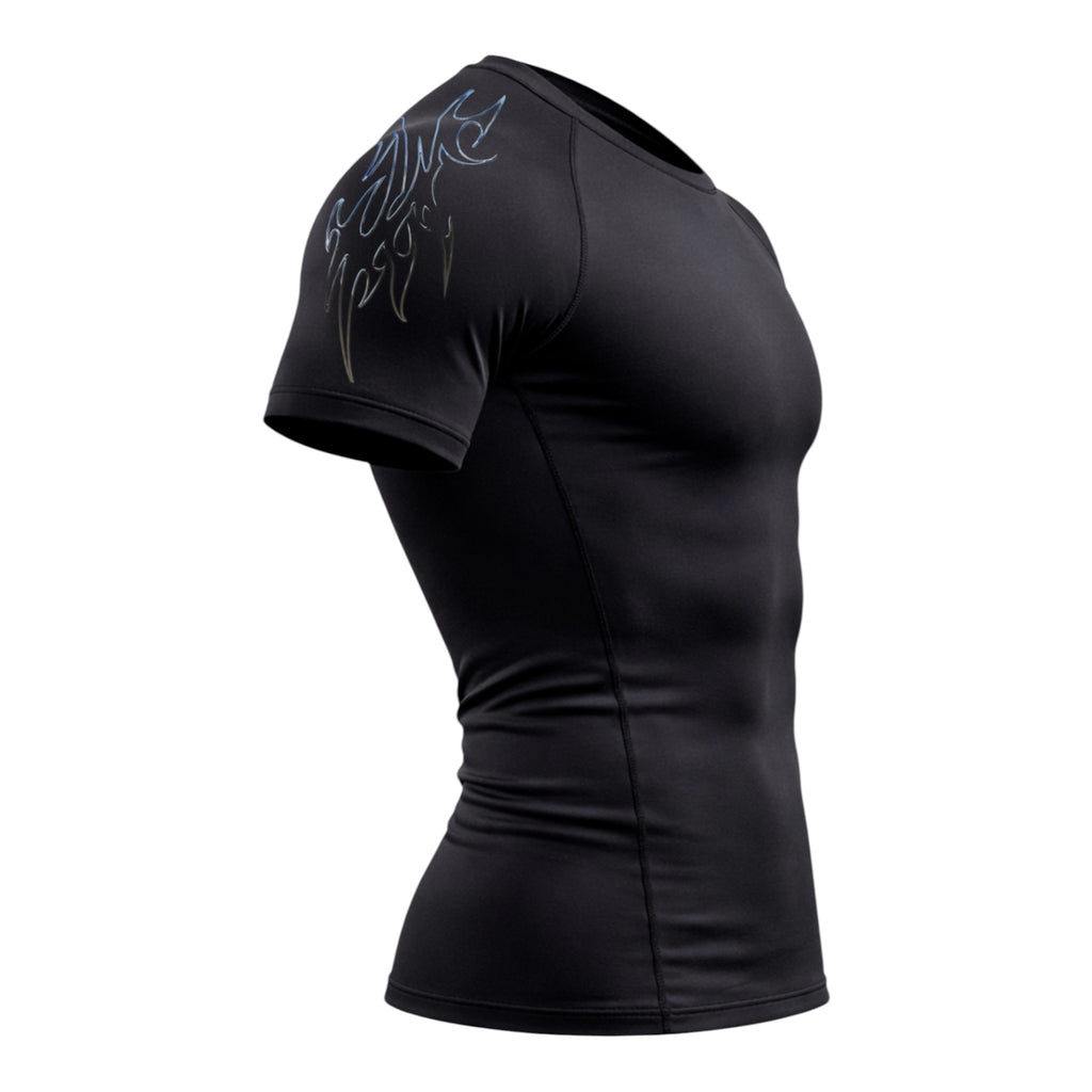 Athlete wearing Forge ApexSkin compression shirt at the gym