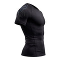 Athlete wearing Forge ApexSkin compression shirt at the gym
