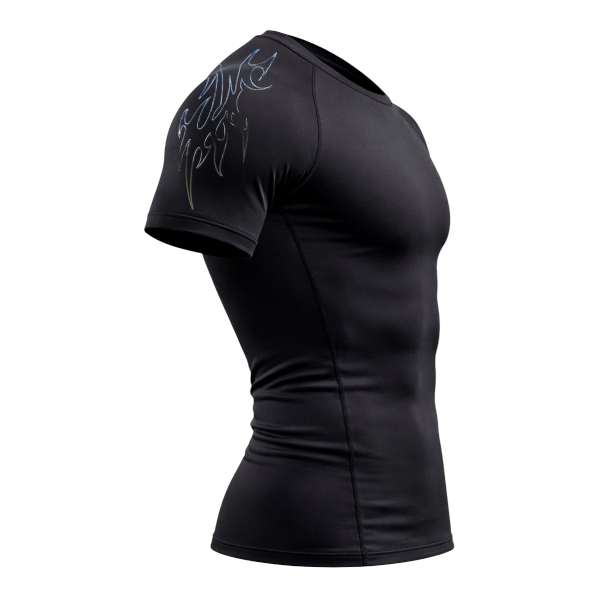 Athlete wearing Forge ApexSkin compression shirt at the gym