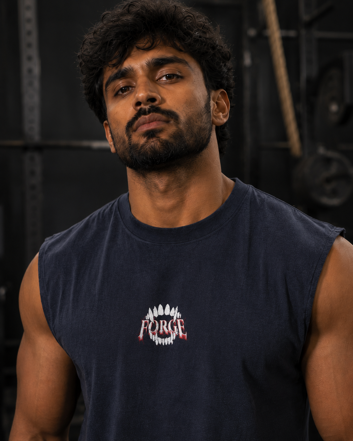 Forge Test Your Limits Embroidered Tank – Oversized Gym Sleeveless Tee